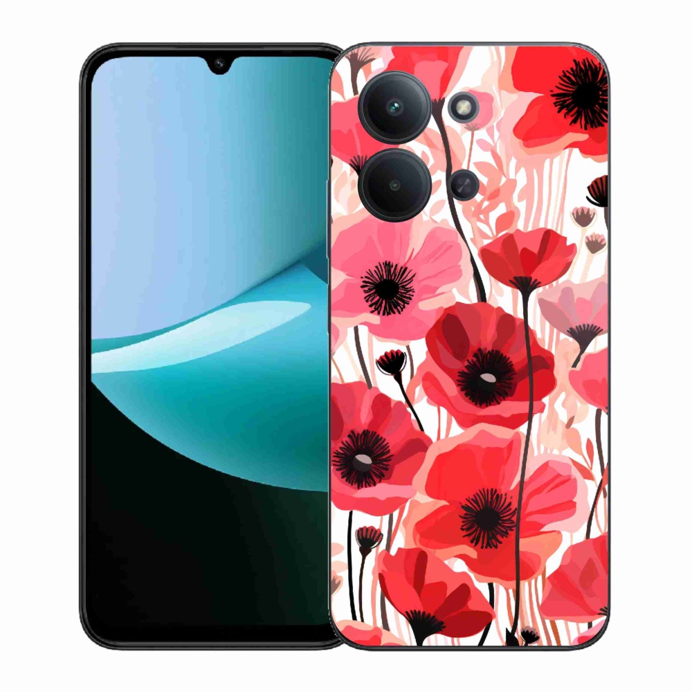 Gél borítás mmCase a Xiaomi Redmi 15C 4G (171mm)/Poco C85 4G (171mm) - mák 1