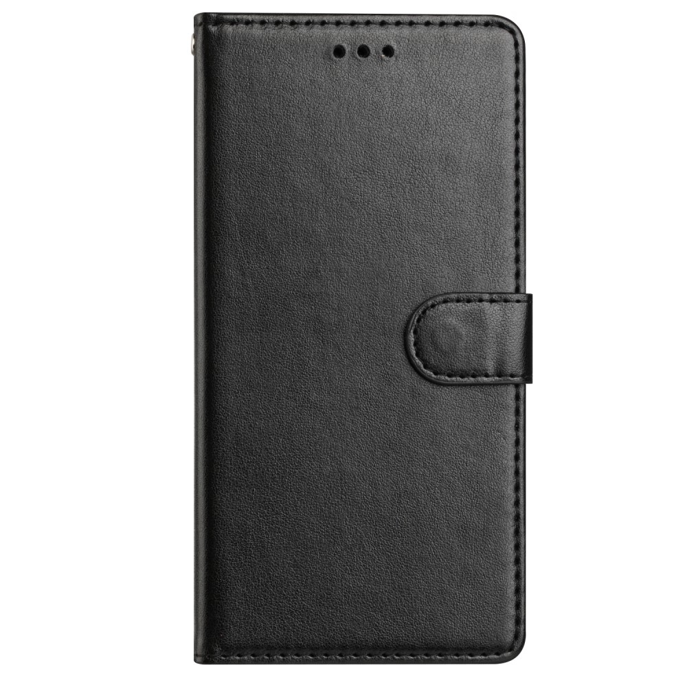 Vérrögök könyv tok Samsung Galaxy S25-hez - fekete
