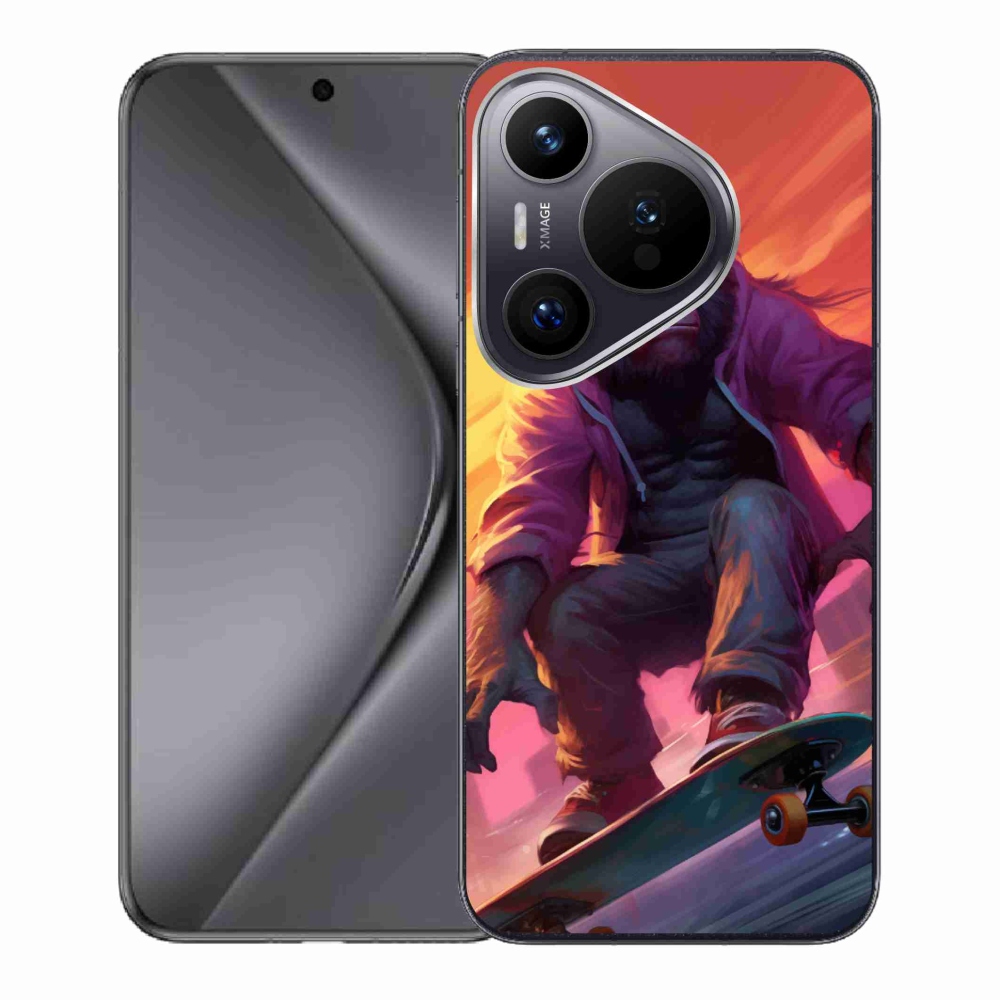 Gél borítás mmCase a Huawei Pura 70-hez - gorilla gördeszkán