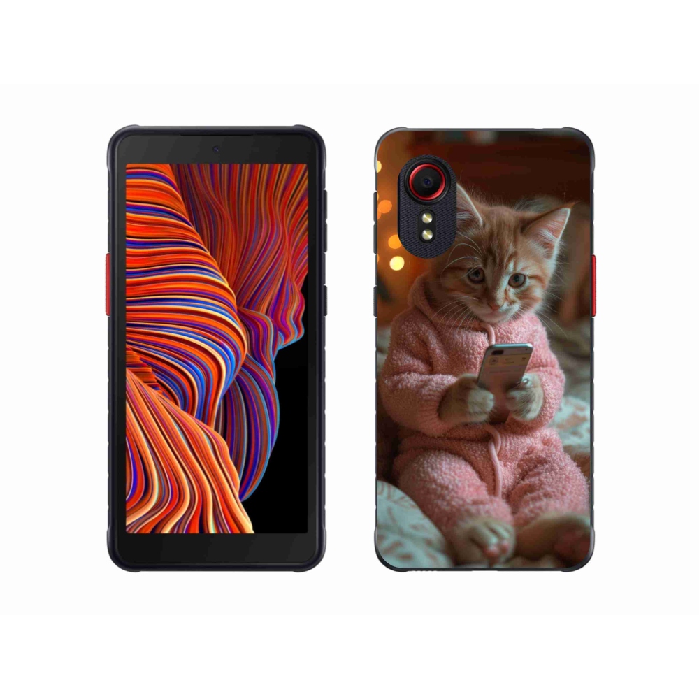 Zselés borítás mmCase Samsung Galaxy Xcover 5 - baba mobillal