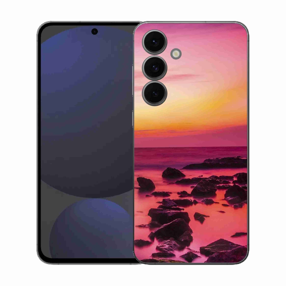 Zselés borítás mmCase Samsung Galaxy S25 FE - tenger és világítás