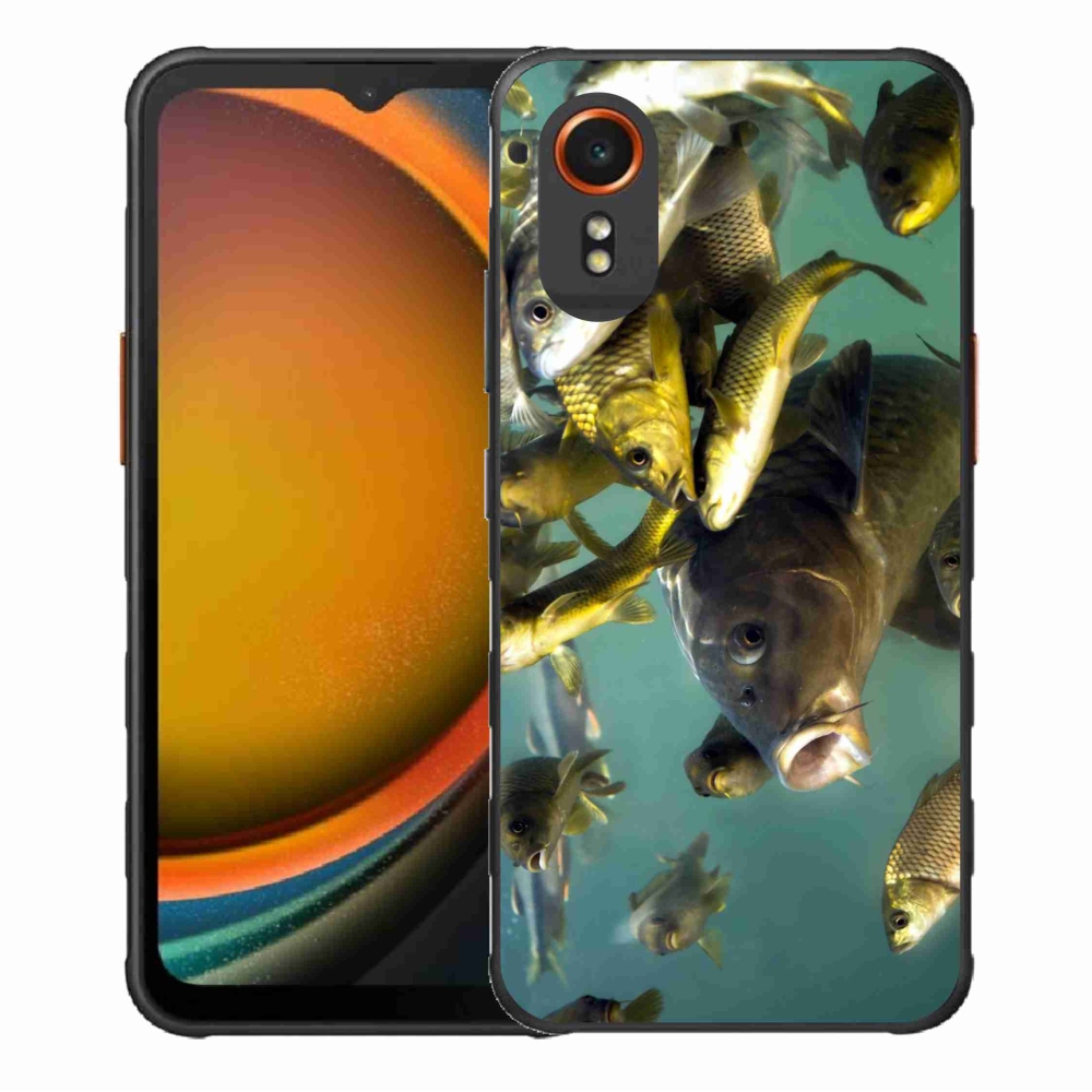 Gél tok mmCase a Samsung Galaxy Xcover 7 készülékhez - halak iskolája