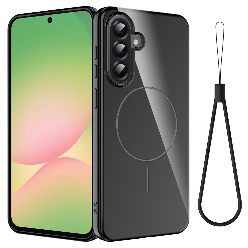 Zselés tok MagSafe-val a Samsung Galaxy A17 5G készülékhez - fekete