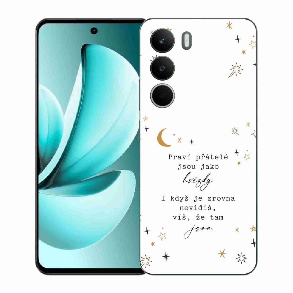 Gél borító mmCase a Realme C71 készülékhez - idézem 6 fehér háttér