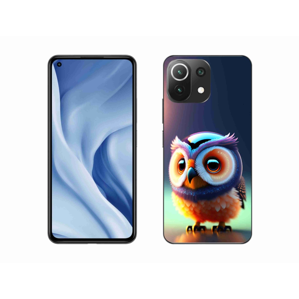 Gél borítás mmCase a Xiaomi Mi 11 Lite 4G/5G-hez - bagoly