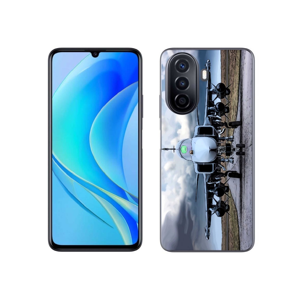 Gél borítás mmCase a Huawei Nova Y70-en - katonai repülőgépek