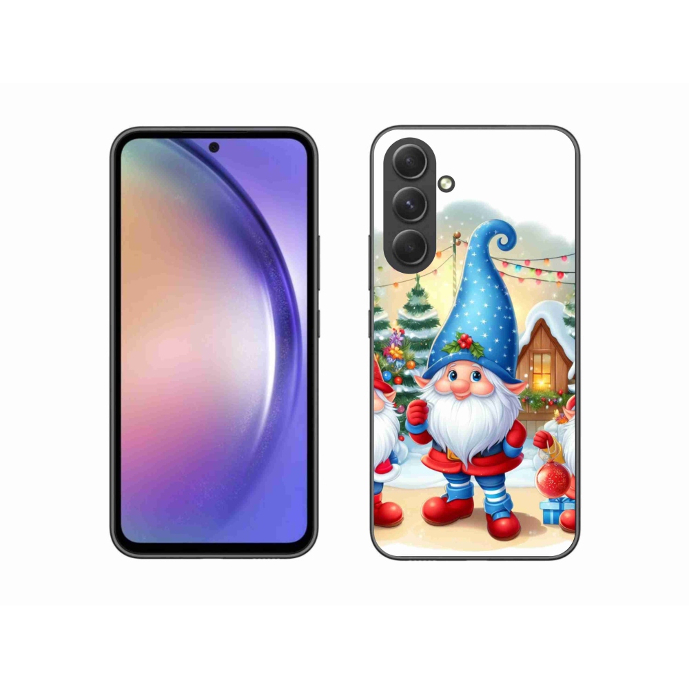 Gél borítás mmCase Samsung Galaxy A54 5G - Karácsonyi manók
