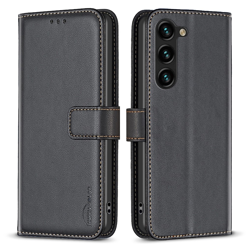 BNF könyvtáska Samsung Galaxy S25+ készülékhez - fekete