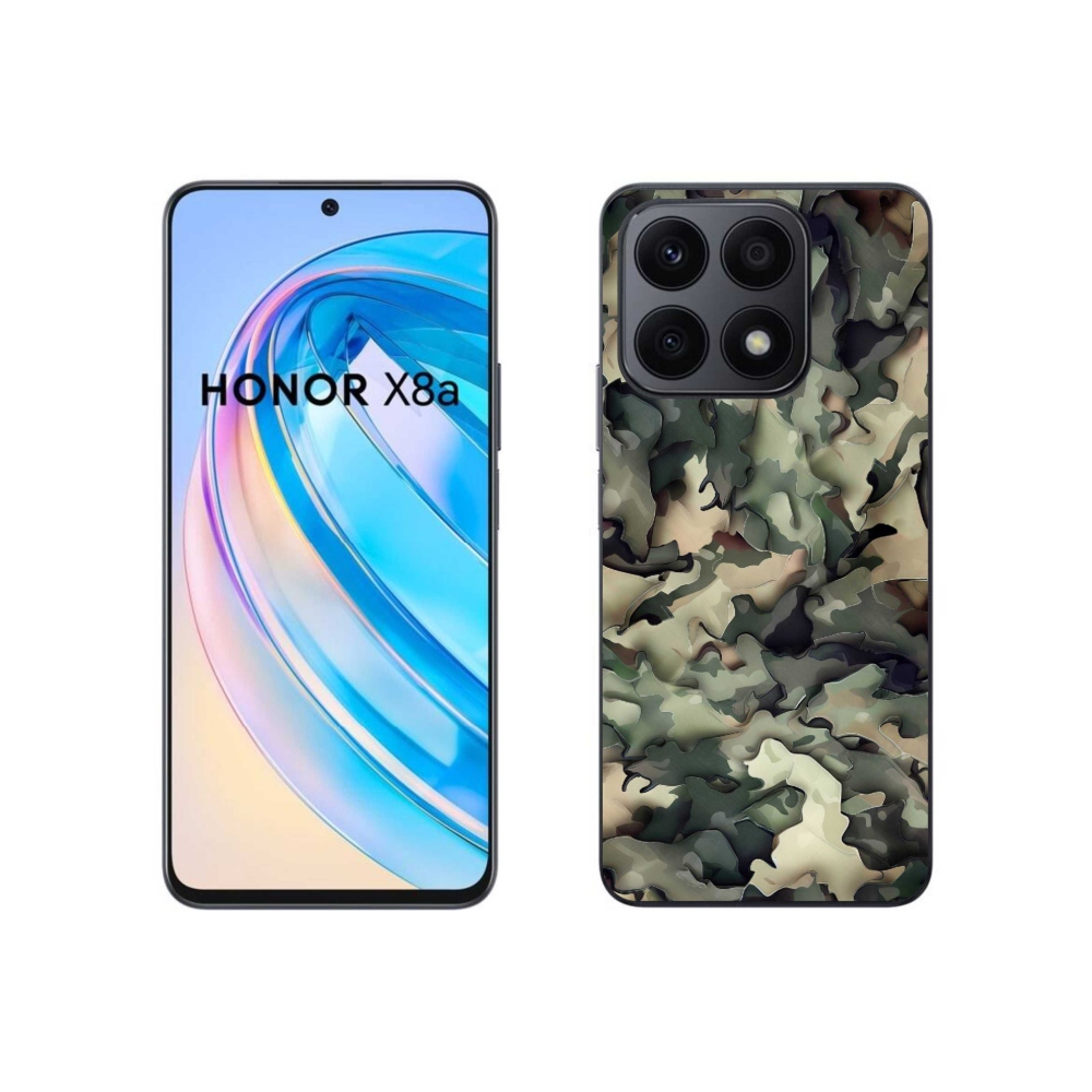 Zselés borítás mmCase a Honor X8a készülékhez - álcázó minta 9