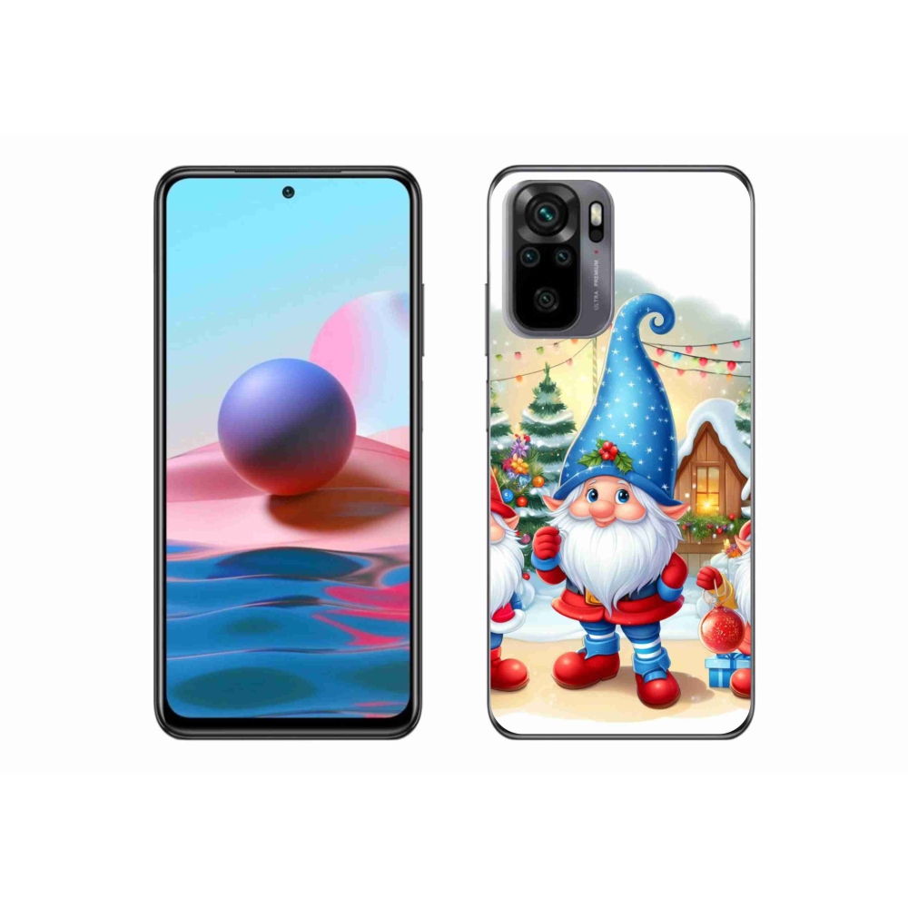 Gél borítás mmCase a Xiaomi Redmi Note 10S-hez - karácsonyi manók