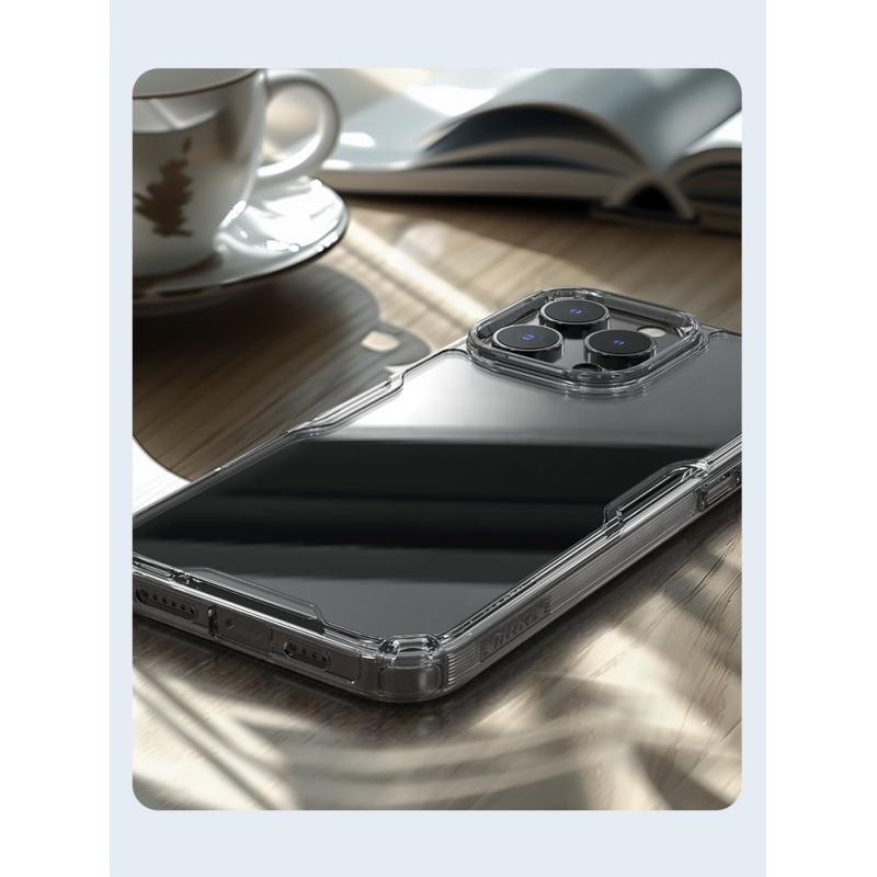 Nillkin Nature TPU PRO borítás Apple iPhone 16 Pro Max készülékhez Átlátszó