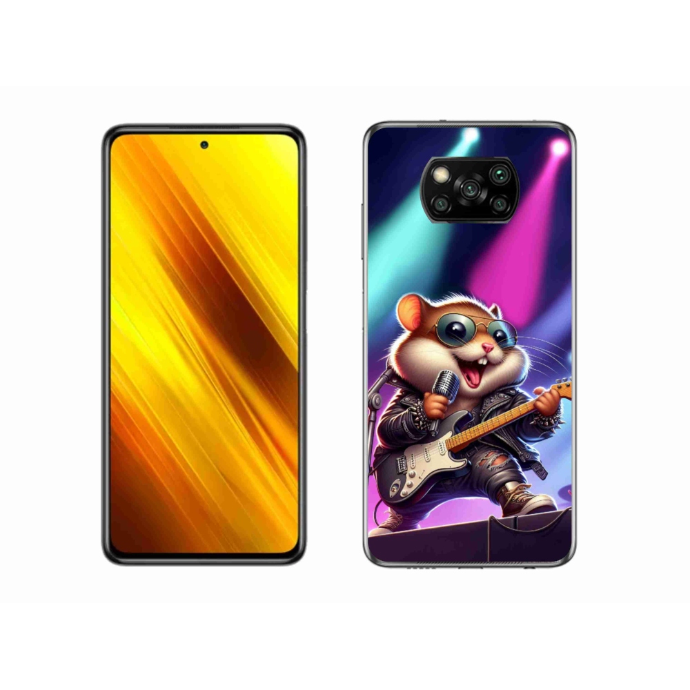 Gél borítás mmCase a Xiaomi Poco X3 Pro számára - hörcsög rocker