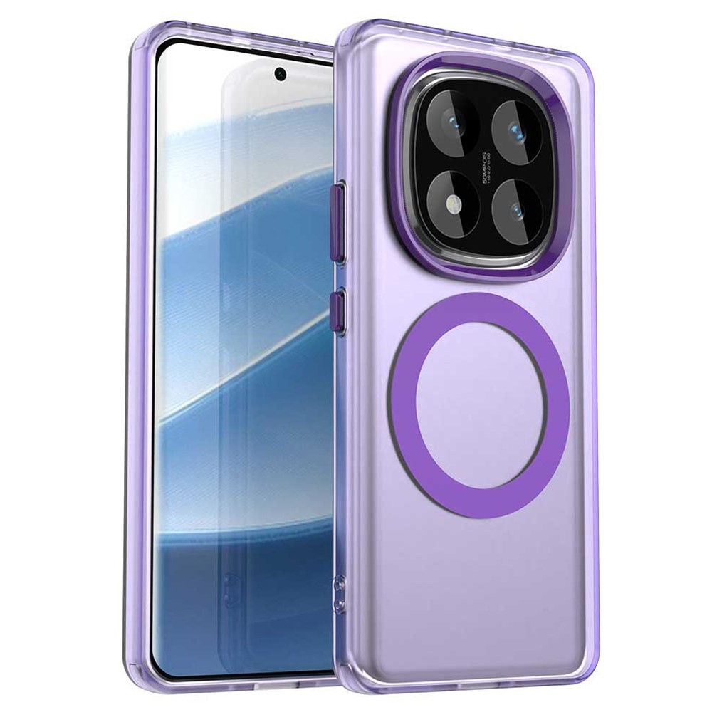 Candy zselés tok MagSafe-val a Xiaomi Redmi Note 14 Pro-ra - lila