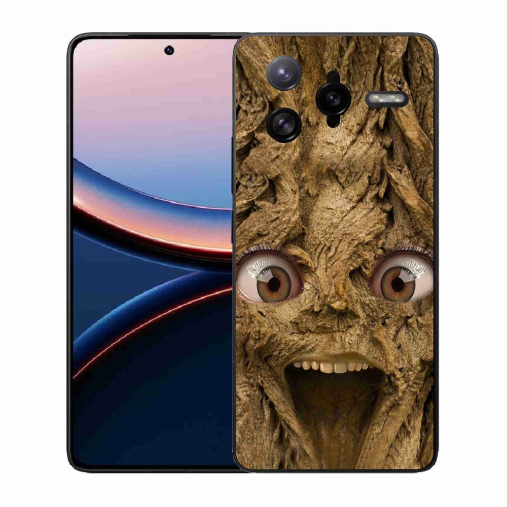 Gél borítás mmCase a Xiaomi Poco F7 Ultra számára - vidám fa szemekkel