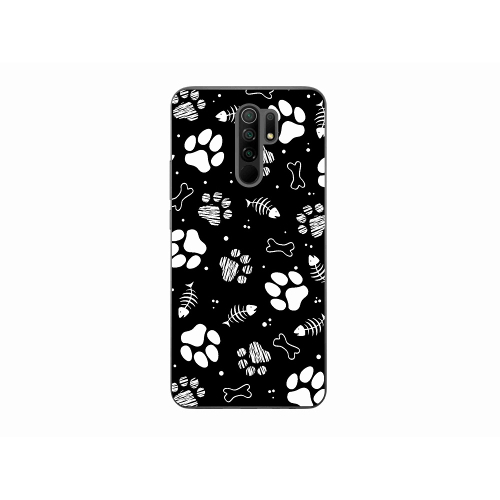 Gél borítás mmCase a Xiaomi Redmi 9-hez - kutyamancsok