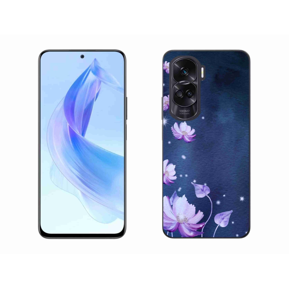 Gél tok mmCase a Honor 90 Lite számára - hulló virágok