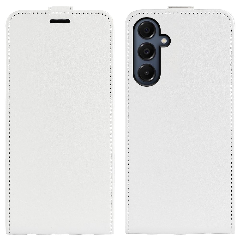 Függőleges könyvtáska Samsung Galaxy A17 5G készülékhez - fehér
