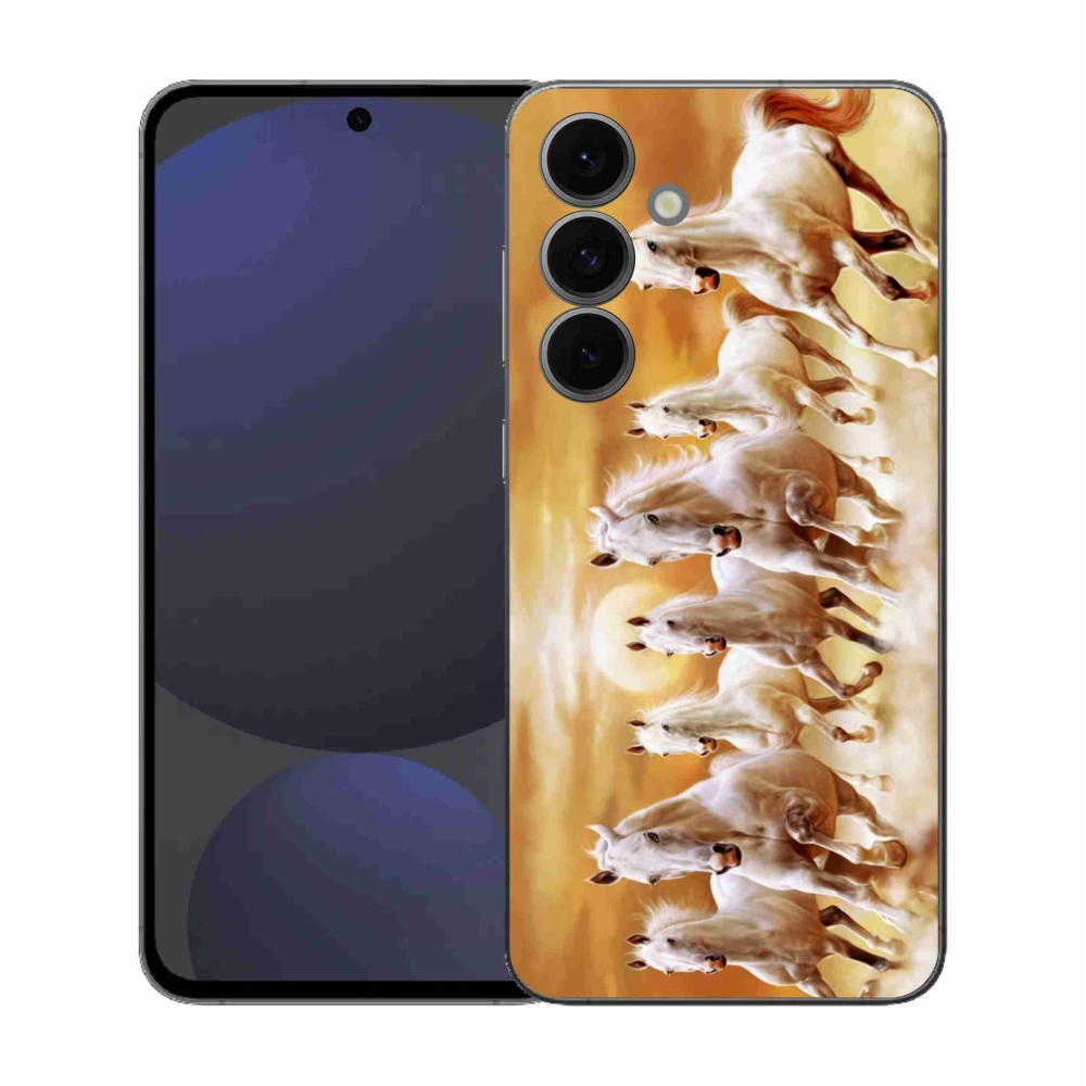 Zselés borítás mmCase Samsung Galaxy S25 FE - lovak 2