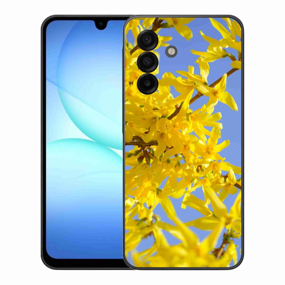 Gél borítás mmCase Samsung Galaxy A17 5G - sárga virágok