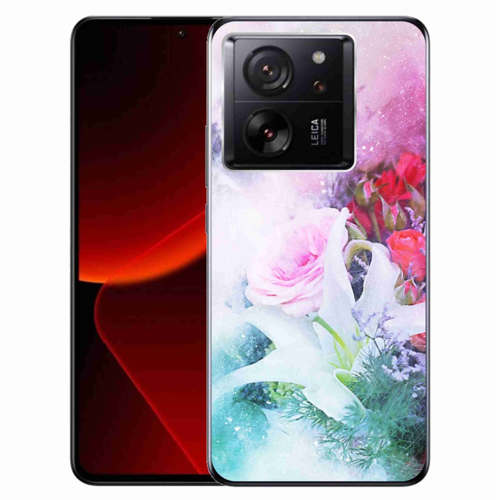 Gél borítás mmCase a Xiaomi 13T/13T Pro számára - virágok 4