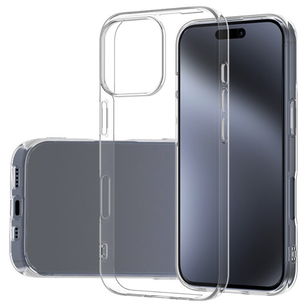Átlátszó zselés tok iPhone 16 Pro Max készülékhez - átlátszó