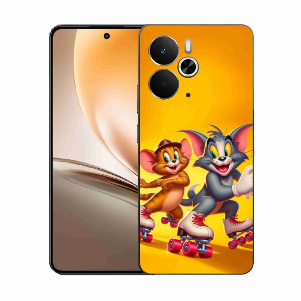 Gél borítás mmCase a Realme 14 5G készülékhez - tom and jerry