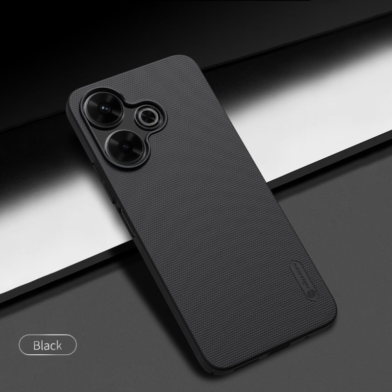 Nillkin Super Frosted Back Cover for Xiaomi Redmi 13 4G/Poco M6 4G fekete