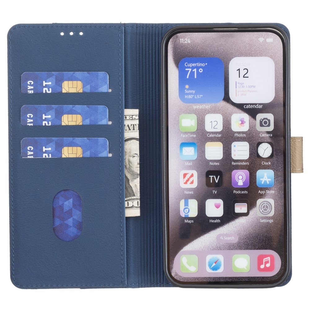 BNF DUO könyvtáska Samsung Galaxy A36 5G - kék