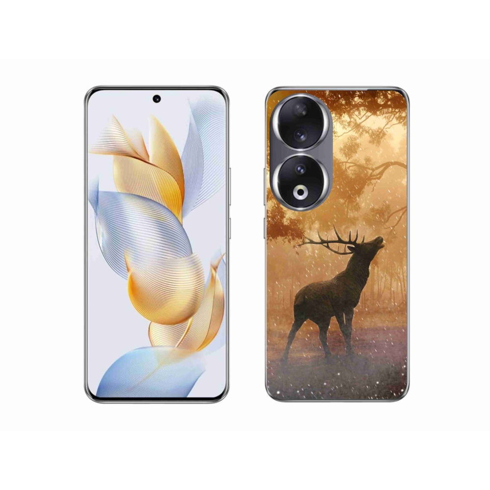 Zselés borítás mmCase a Honor 90-hez - szarvasok a szarvasbőgésben