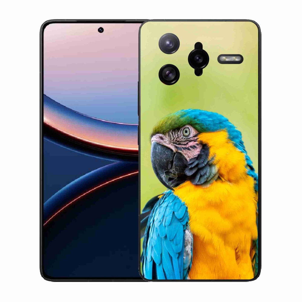 Gél borítás mmCase a Xiaomi Poco F7 Ultra számára - papagáj ara 2