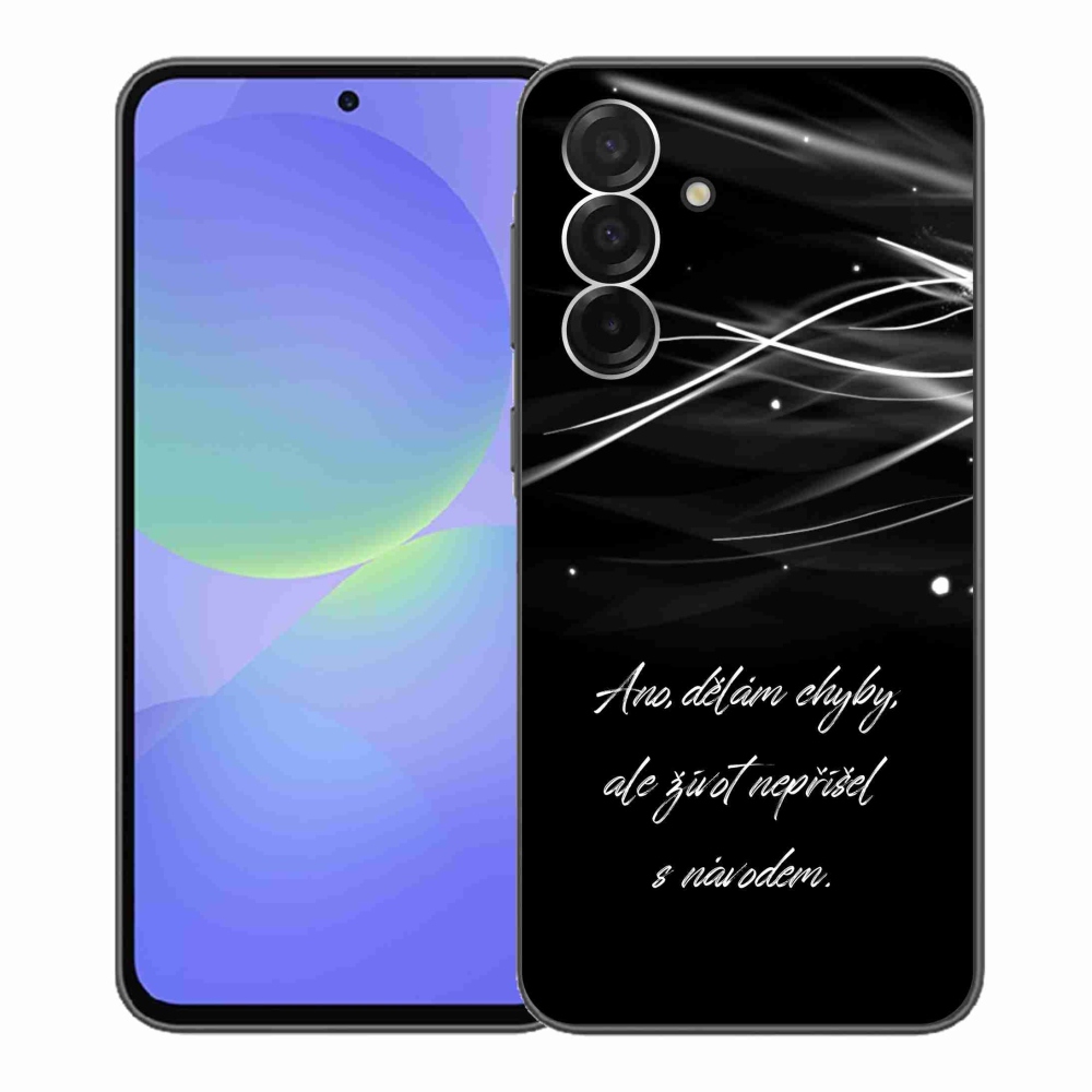 Gél borítás mmCase Samsung Galaxy A36 5G - idézem fekete háttér