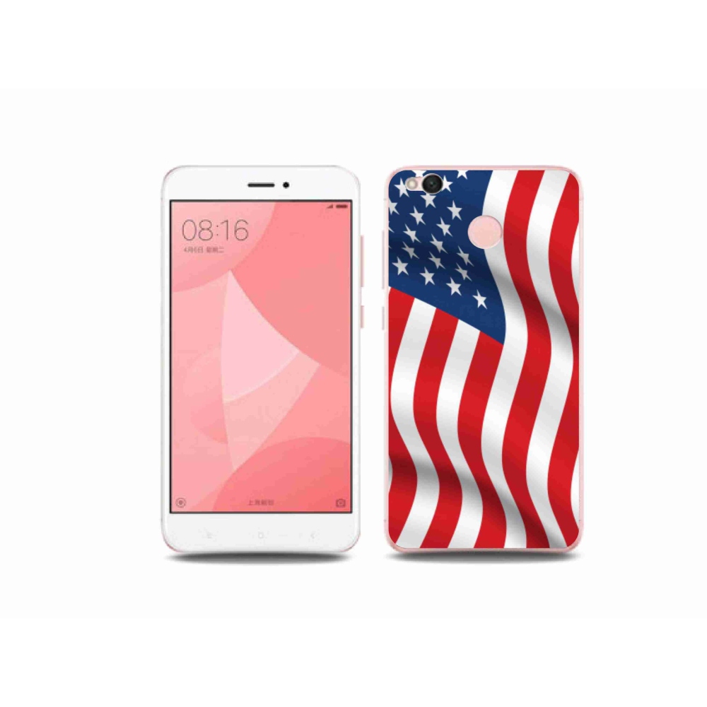 Gél borítás mmCase a Xiaomi Redmi 4X-hez - amerikai zászló