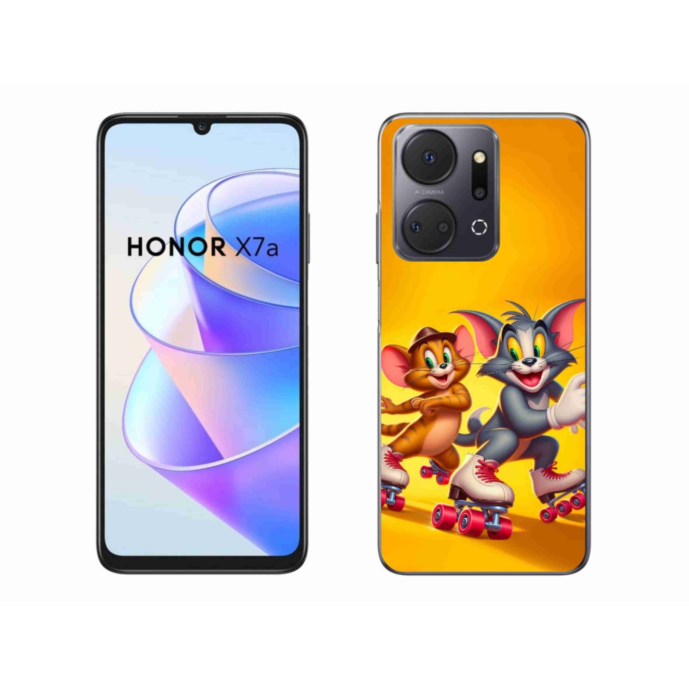 Zselés borítás mmCase a Honor X7a készülékhez - tom and jerry