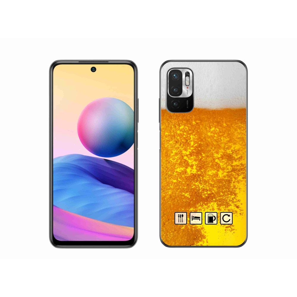 Gél borítás mmCase a Xiaomi Redmi Note 10 5G számára - sör motívum 3