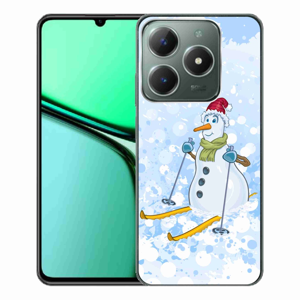 Gél borítás mmCase a Realme C61 készülékhez - hóember