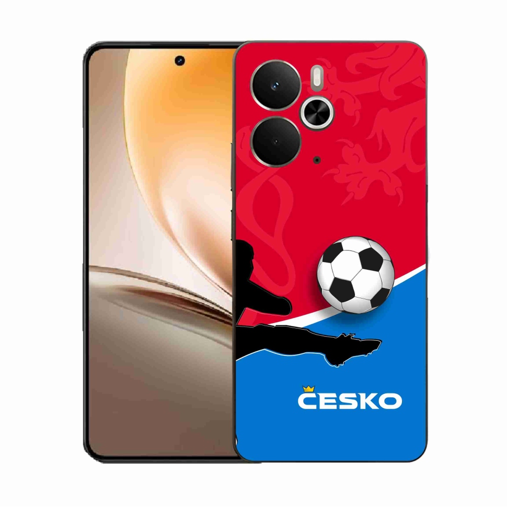 Gél borítás mmCase a Realme 14 5G-hez - futball Csehország 2