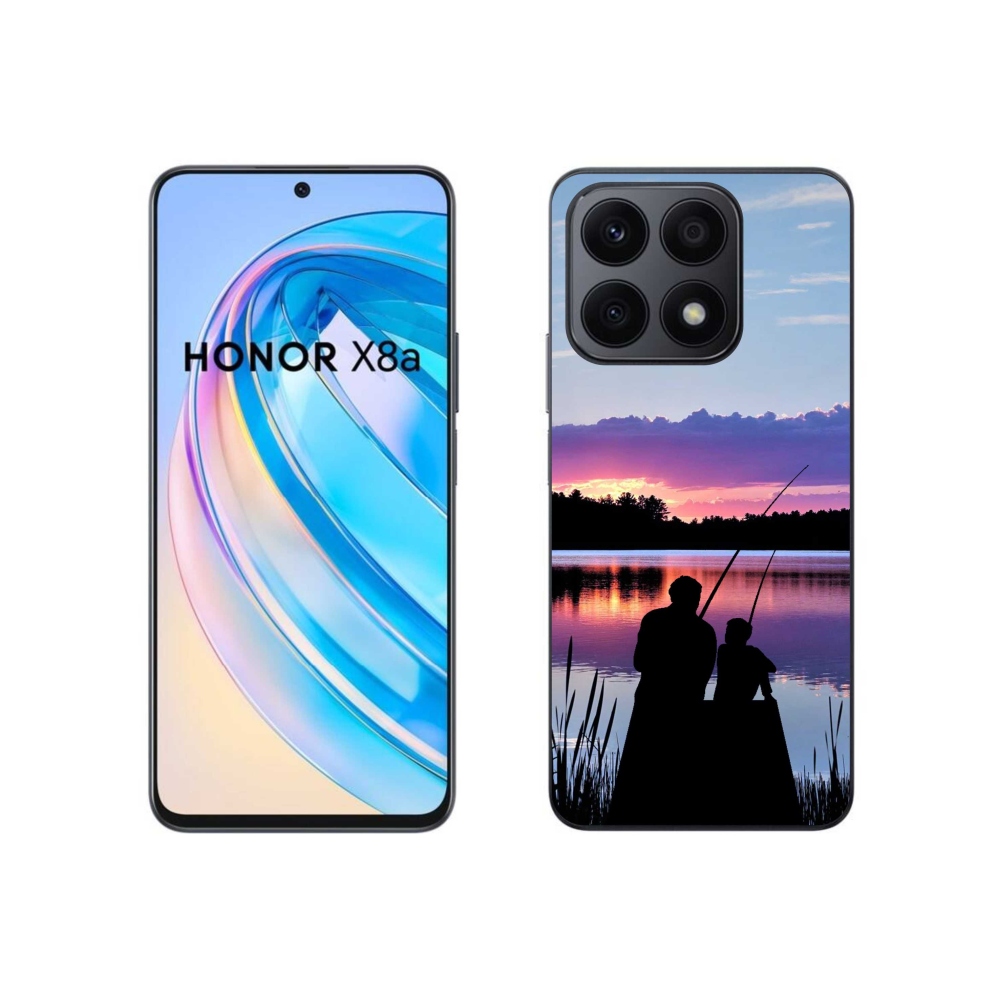 Zselés borítás mmCase a Honor X8a számára - halászat 2