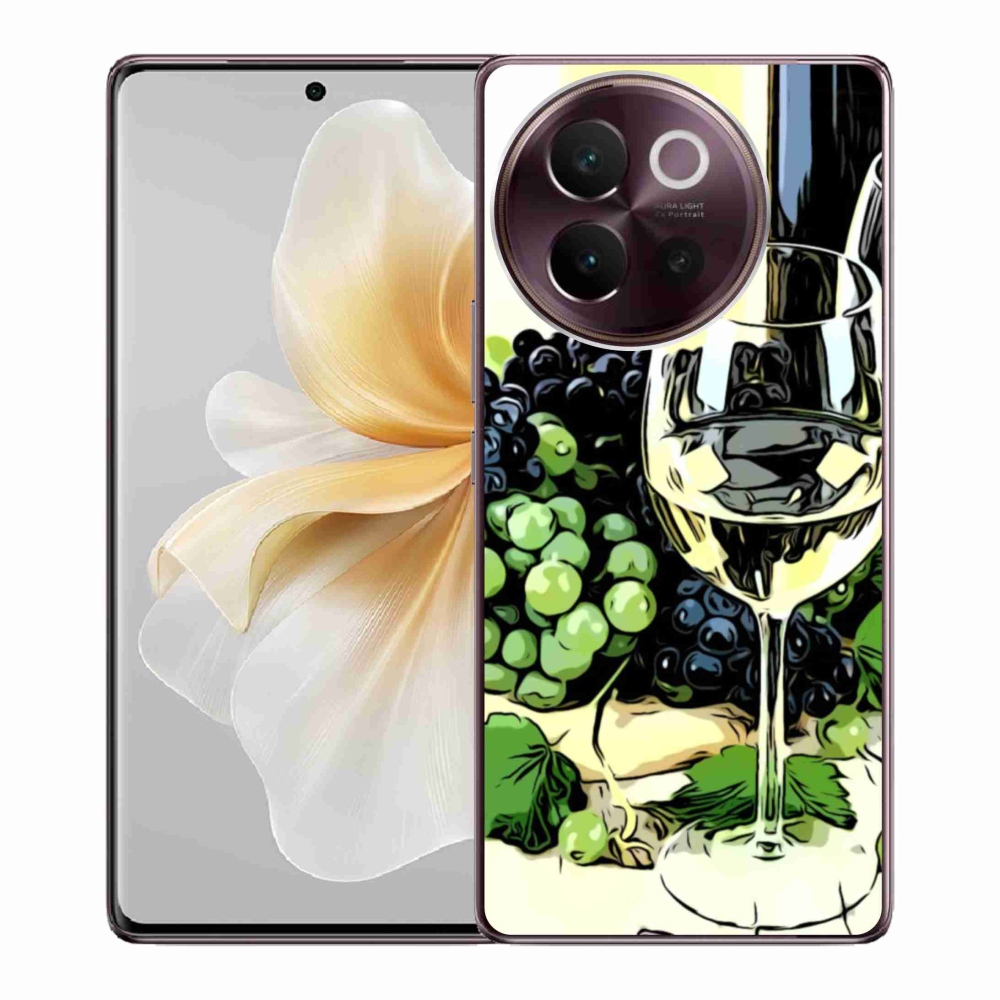 Gél borítás mmCase a Vivo V40 Lite 5G készülékhez - borospohár