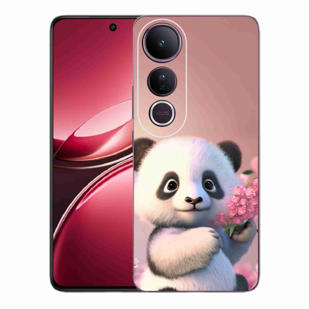 Gél borítás mmCase a Vivo V50 Lite 4G/5G készülékhez - aranyos panda