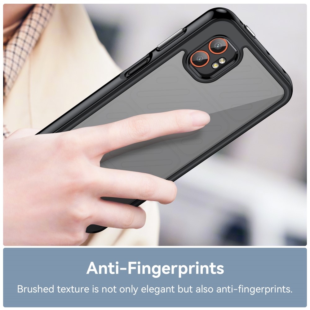 Gél tok kemény hátlappal Samsung Galaxy Xcover 7 Pro készülékhez - fekete
