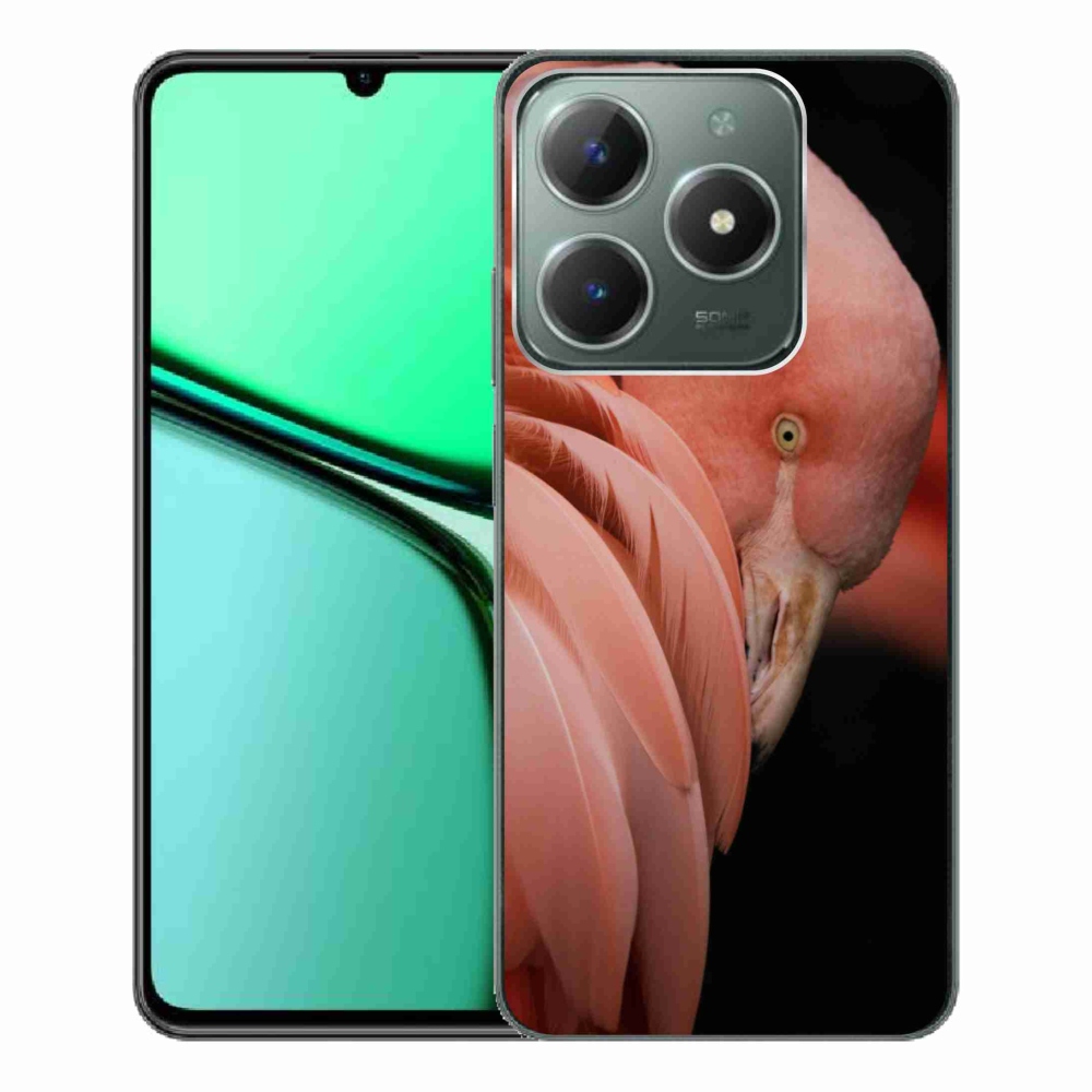 Zselés borítás mmCase a Realme C61 készülékhez - flamingó 3
