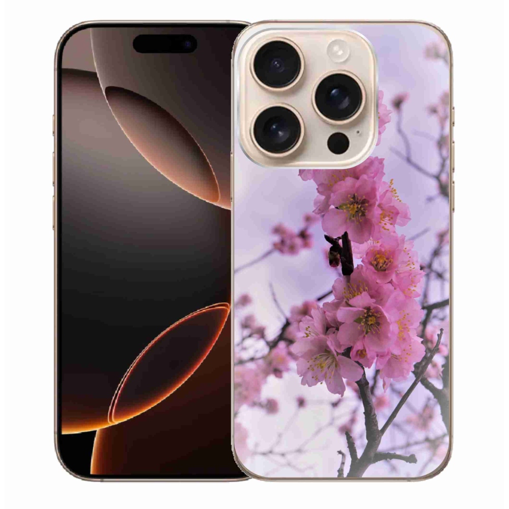 Gél borítás mmCase iPhone 16 Pro Max készülékhez - virágok 7