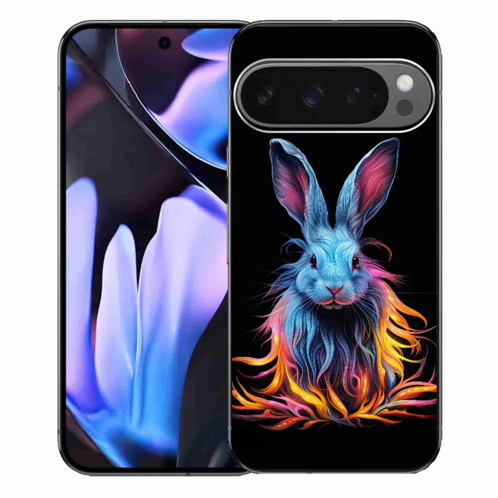 Zselés borítás mmCase a Google Pixel 9 Pro XL számára - absztrakt nyúl