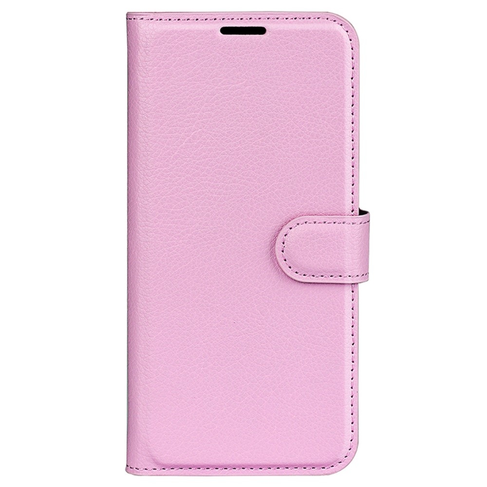 Litchi könyv tok Samsung Galaxy S24+ készülékhez - rózsaszín