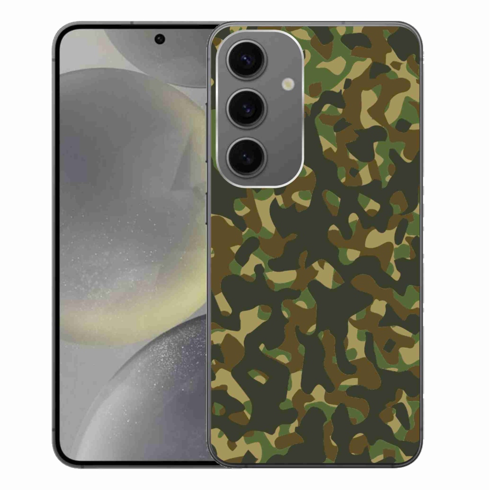Gél védőhuzat mmCase Samsung Galaxy S24+ készülékhez - terepszínű minta 1