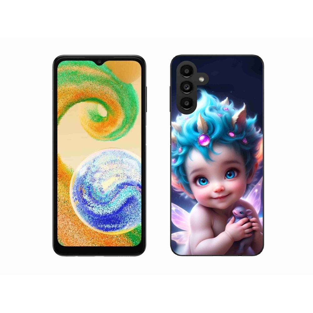 Zselés borítás mmCase Samsung Galaxy A04s (164.7x76.7x9.1mm) - baba pillangószárnyakkal