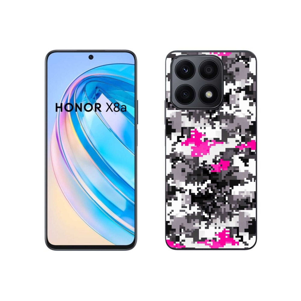 Zselés borítás mmCase a Honor X8a készülékhez - álcázó minta 4