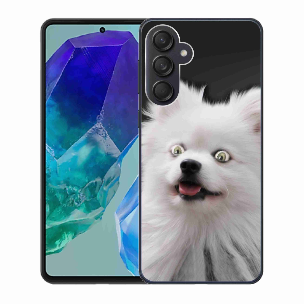 Gél védőhuzat mmCase Samsung Galaxy M55 5G - fehér tipp