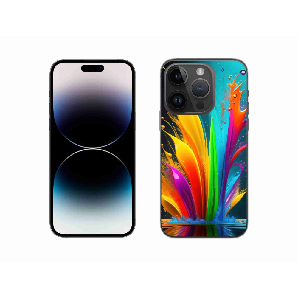 Zselés borítás mmCase iPhone 14 Pro készülékhez - absztrakt motívum 1
