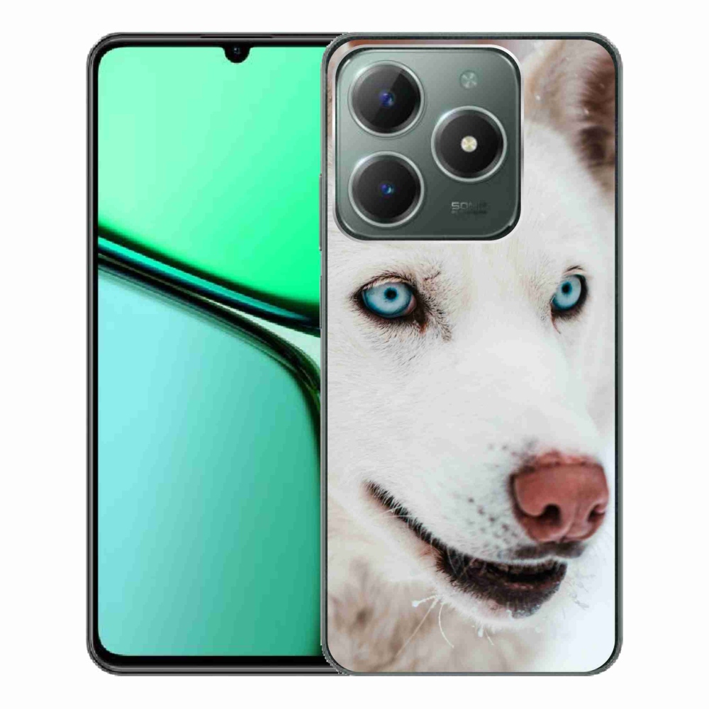 Gél tok mmCase a Realme C61 készülékhez - kutyaszemmel nézve